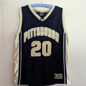 Colosseum Athletics Pittsburgh Panthers Basketball Jersey 20 Blue XL